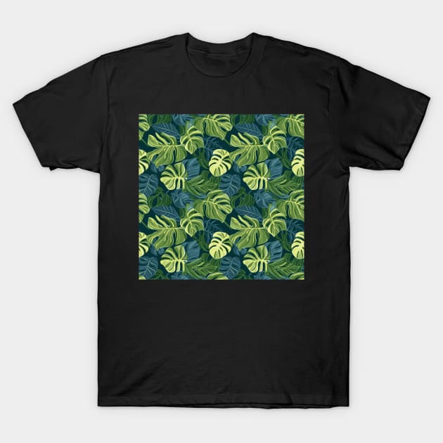 Tropical Minimalism: Monstera Leaf Elegance T-Shirt by star trek fanart and more